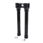 CNC Black 12" Riser Handlebar Top Clamp for Harley Touring Dyna