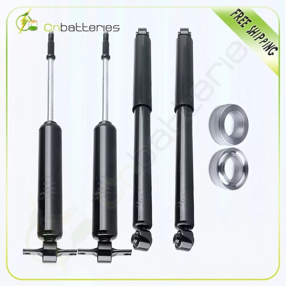 2" Front Leveling Kit & Complete Struts Shocks for Dodge Ram 1500 2500 3500