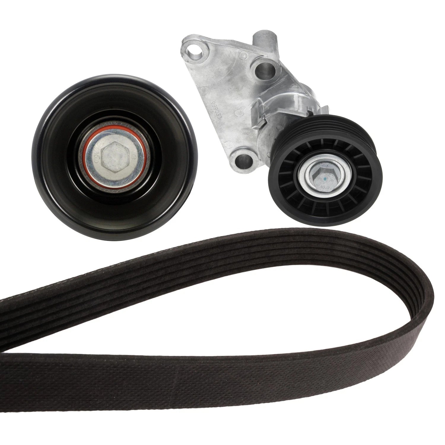 Drive Belt Idler Pulley Tensioner Kit for Silverado 2500 HD (2001–2007)