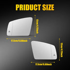 Driver Passenger Side Mirror Glass with Heat and Blind Spot for Benz E-Class (2010â2016)