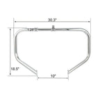 1 1/4" Highway Engine Guard Crash Bar for Harley Touring Street Glide (2009–2024)