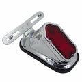 Chrome Tombstone Skull Flame Maltese Cross Brake Tail Light for Harley