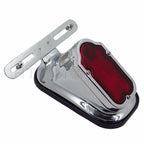 Chrome Tombstone Skull Flame Maltese Cross Brake Tail Light for Harley