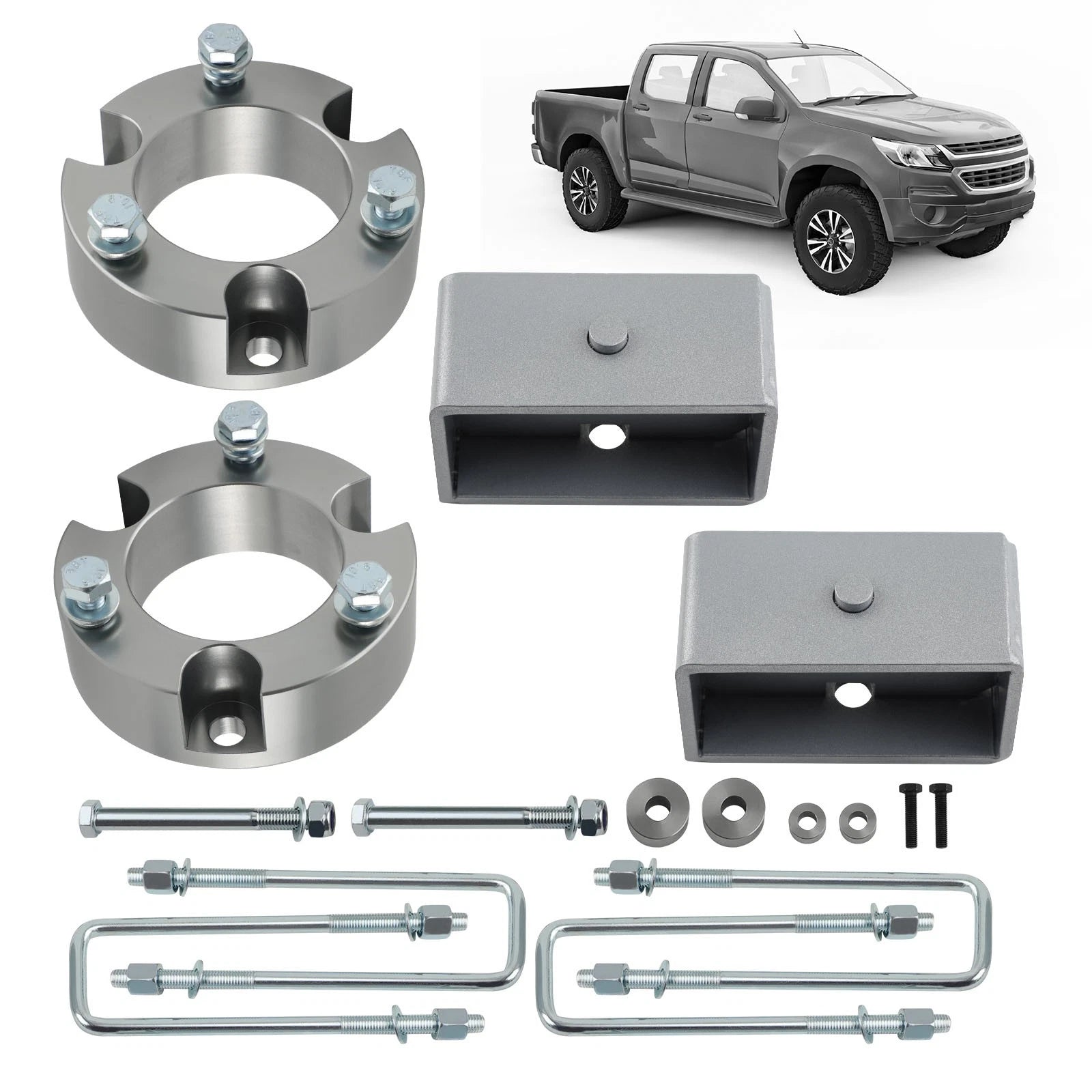 3" Front + 3" Rear Leveling Lift Kit w/Differential Drop for Toyota Tacoma (2005–2023)