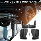 Set of 2 Front & Rear Mud Flap Splash Guards for Honda Odyssey (2009–2013)