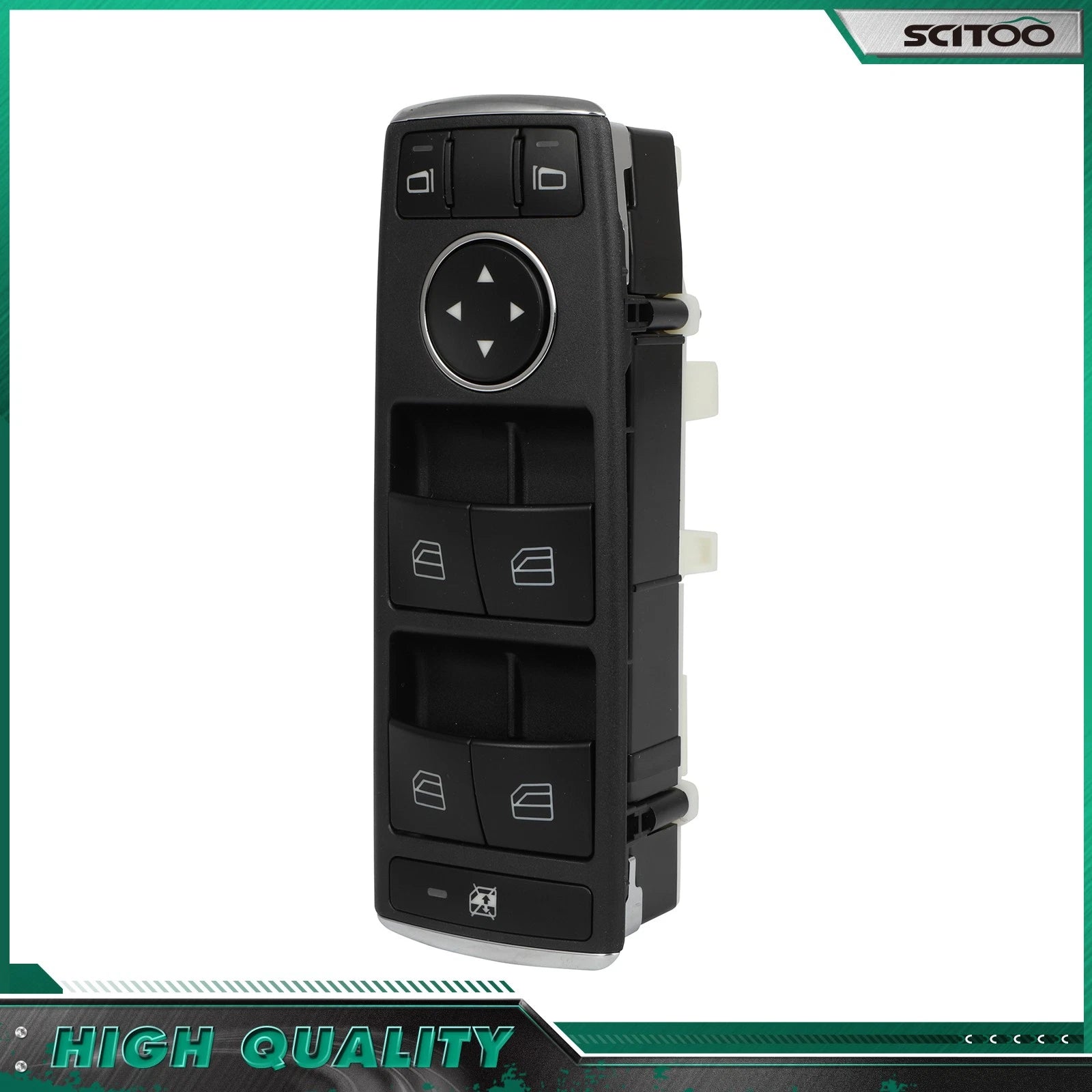 Power Window Switch for Mercedes-Benz GLK350 (2011–2012) w/o Power Folding Mirrors