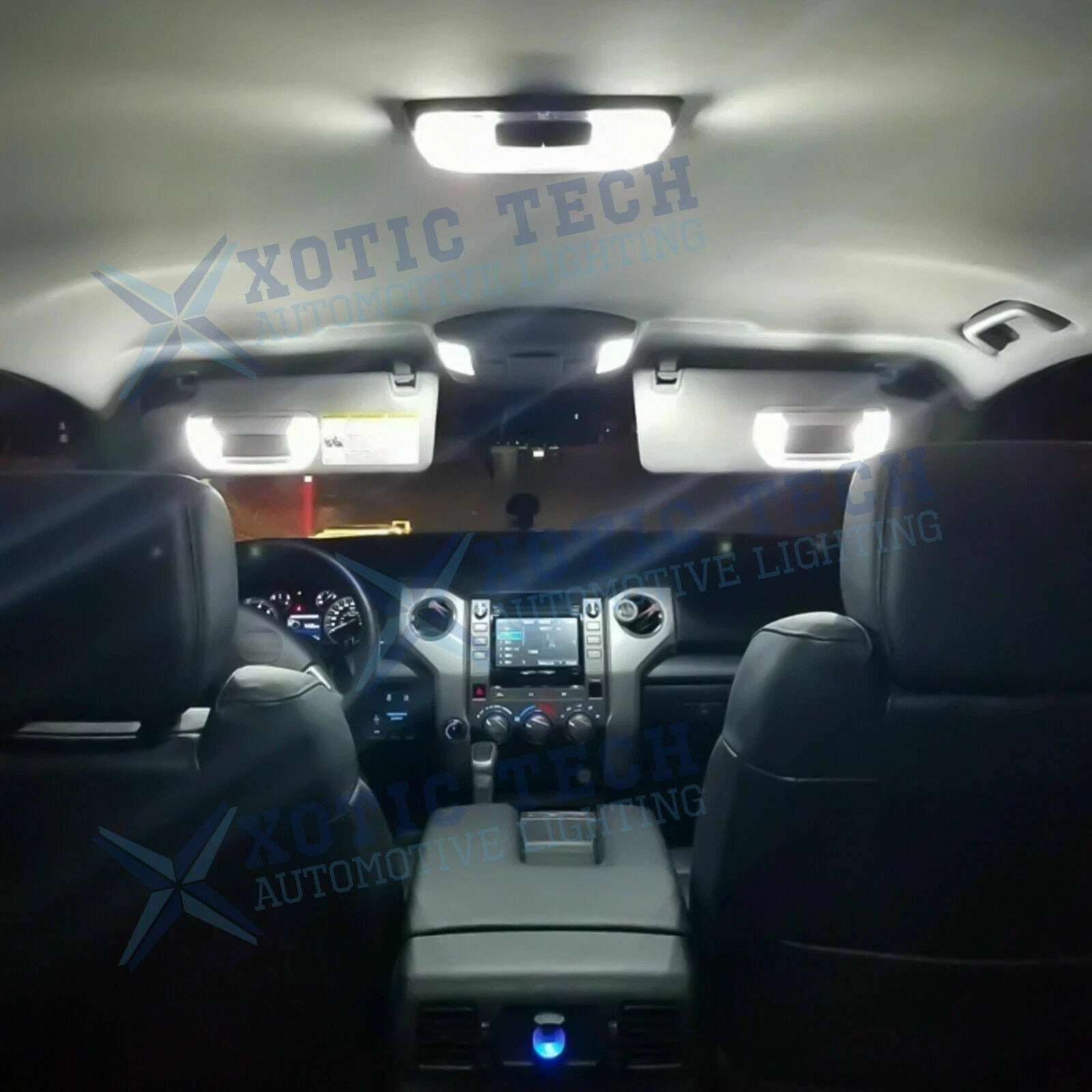 8X 6000K White LED Interior Lights Package Kit for Toyota Tacoma (2016-2021)
