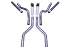 Dual Exhaust Kit for Suburban Yukon (1969–1972) No Muffler Slash Tips Corner Exit