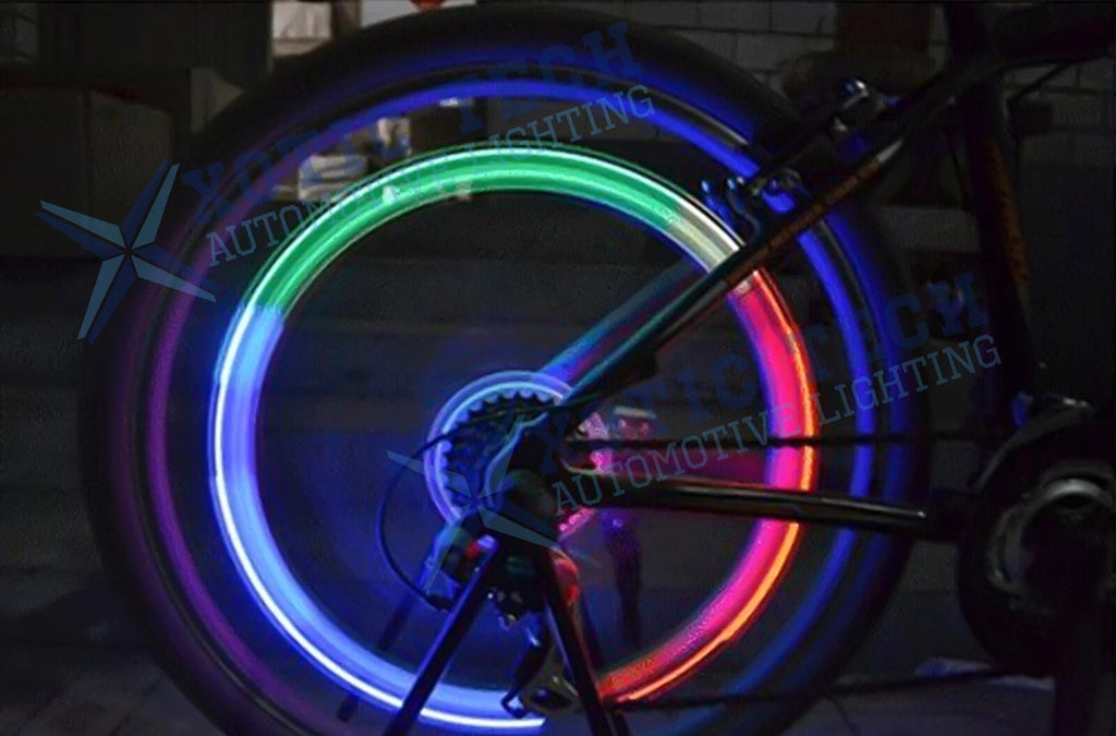 4PCS Multi-Color LED Tire Valve Stem Cap Light for Universal (1990-2025)