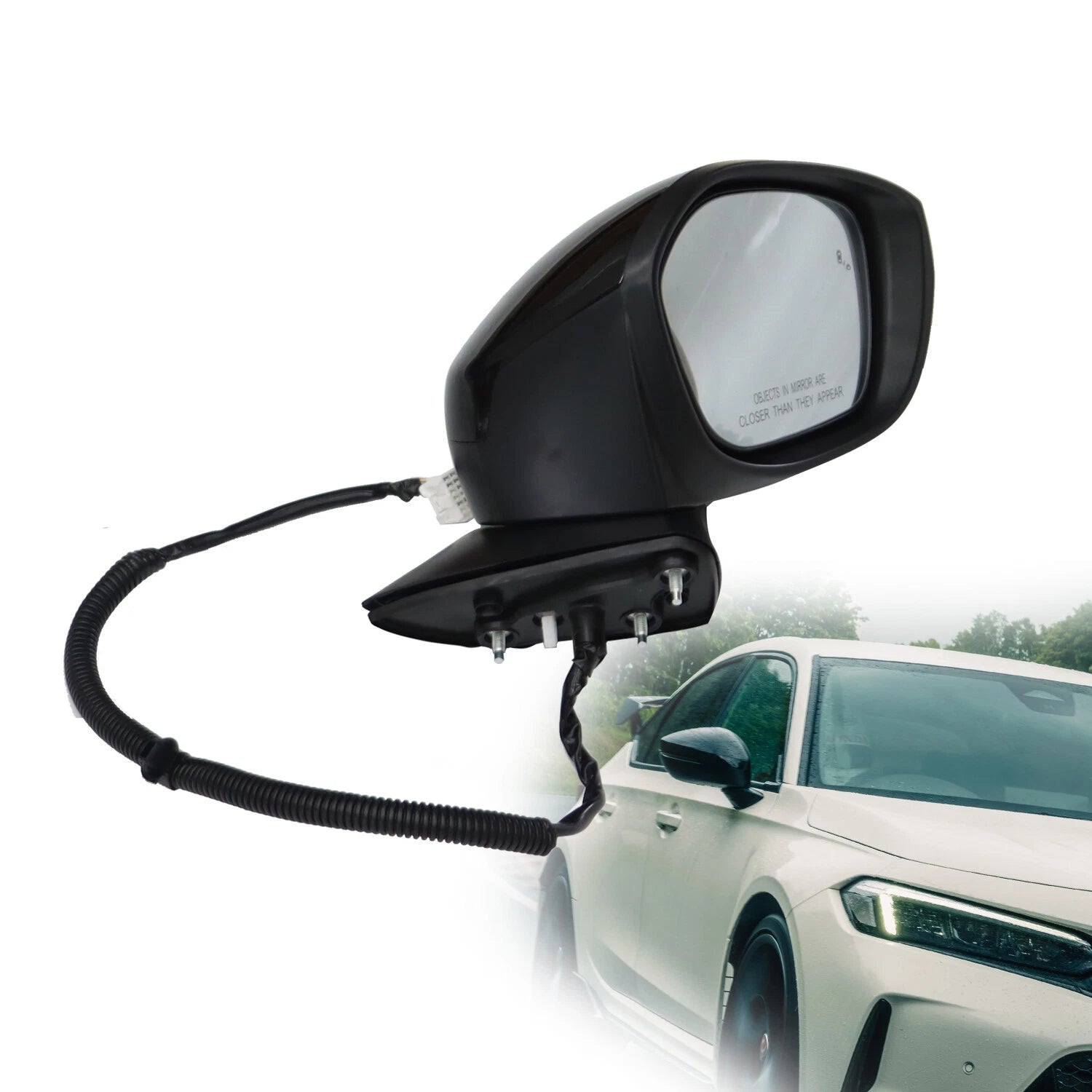 Right Passenger Side Mirror Blind Spot Assembly for Honda Civic (2022–2023)