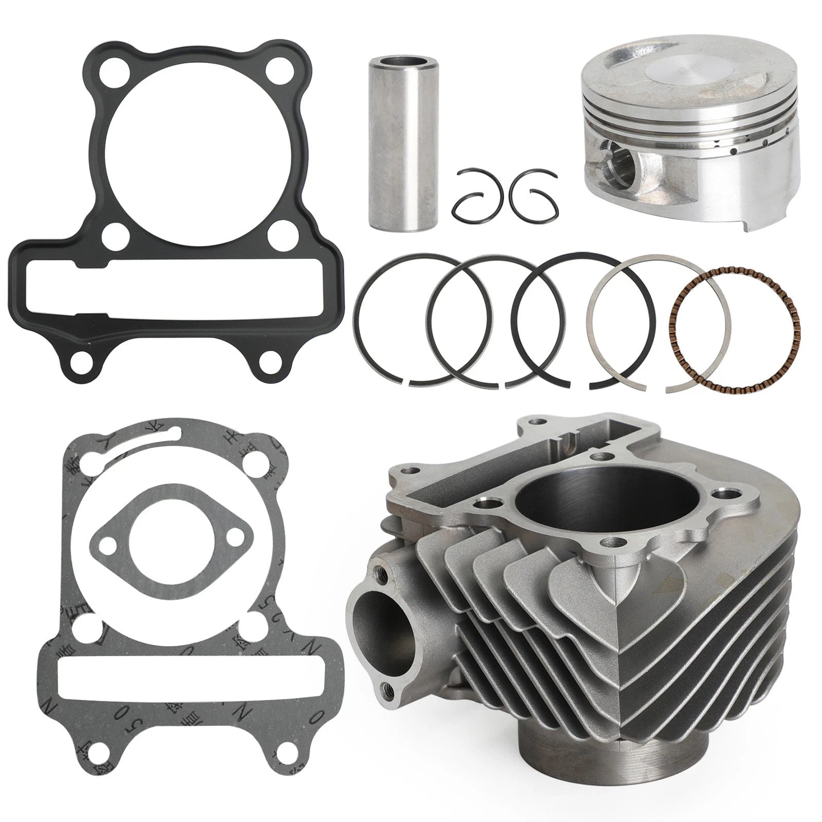 61mm Big Bore Cylinder Piston Kit for GY6 150cc (TAOTAO, SUNL, ROKETA)