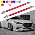 Bumper Lip Splitter Strut Rods Support Bars Universal Fit (10–13 in)