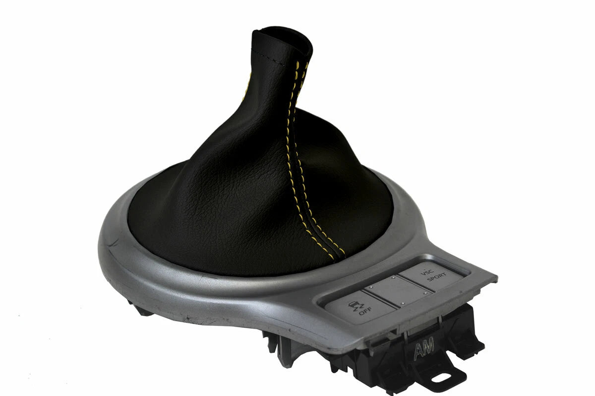Manual Shift Boot Cover for Subaru BRZ Scion FR-S Toyota (2013–2020) Yellow Stitch