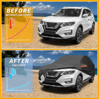 Waterproof Car Cover for Nissan X-TRAIL (190T-PU, Black)