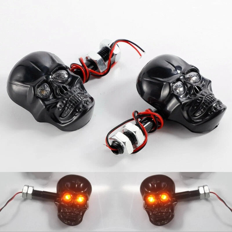 2X LED Turn Signal Indicators for Motorcycle (Cruisers, Choppers)
