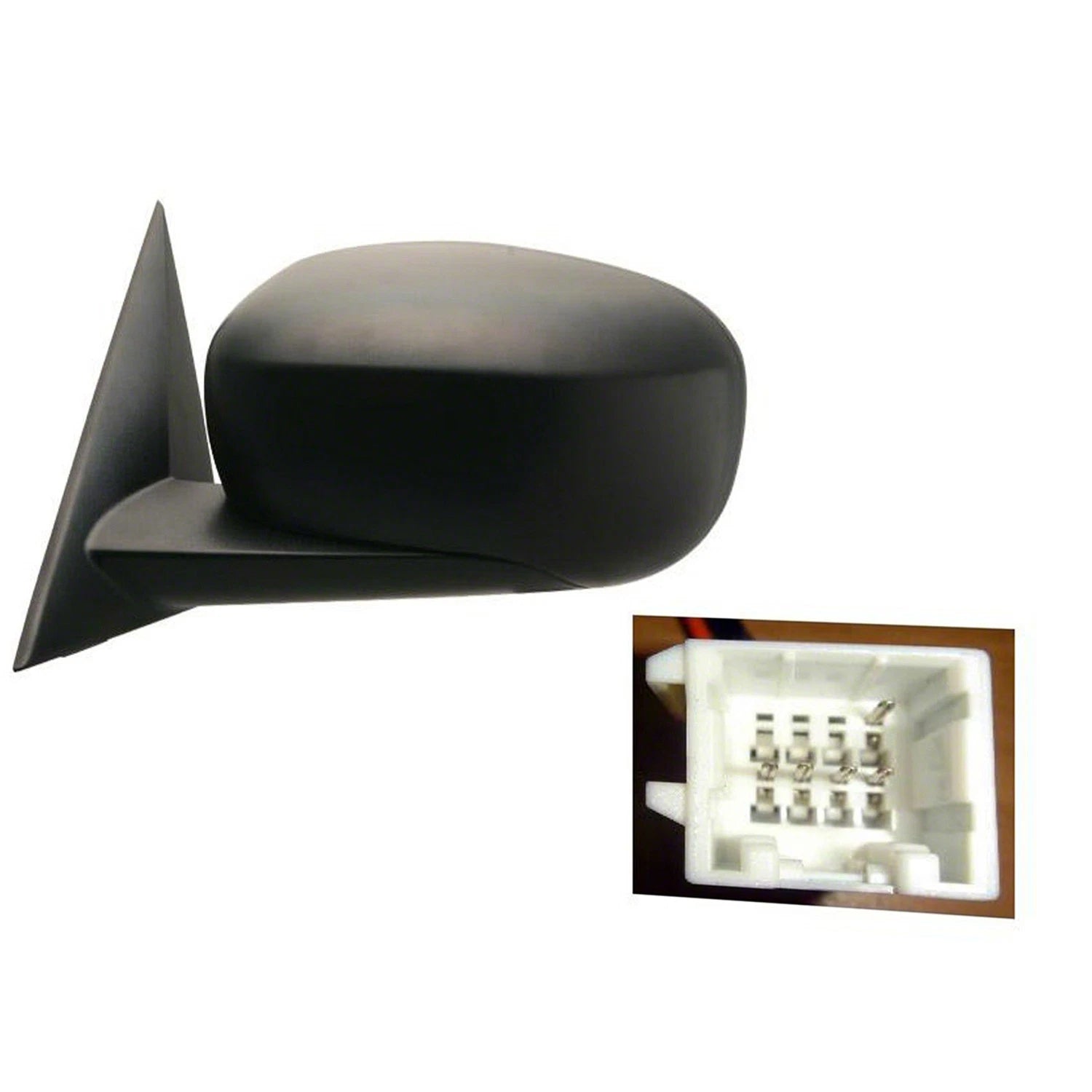 Replacement Ready to Paint Driver Side Power Door Mirror Heated for Ford
