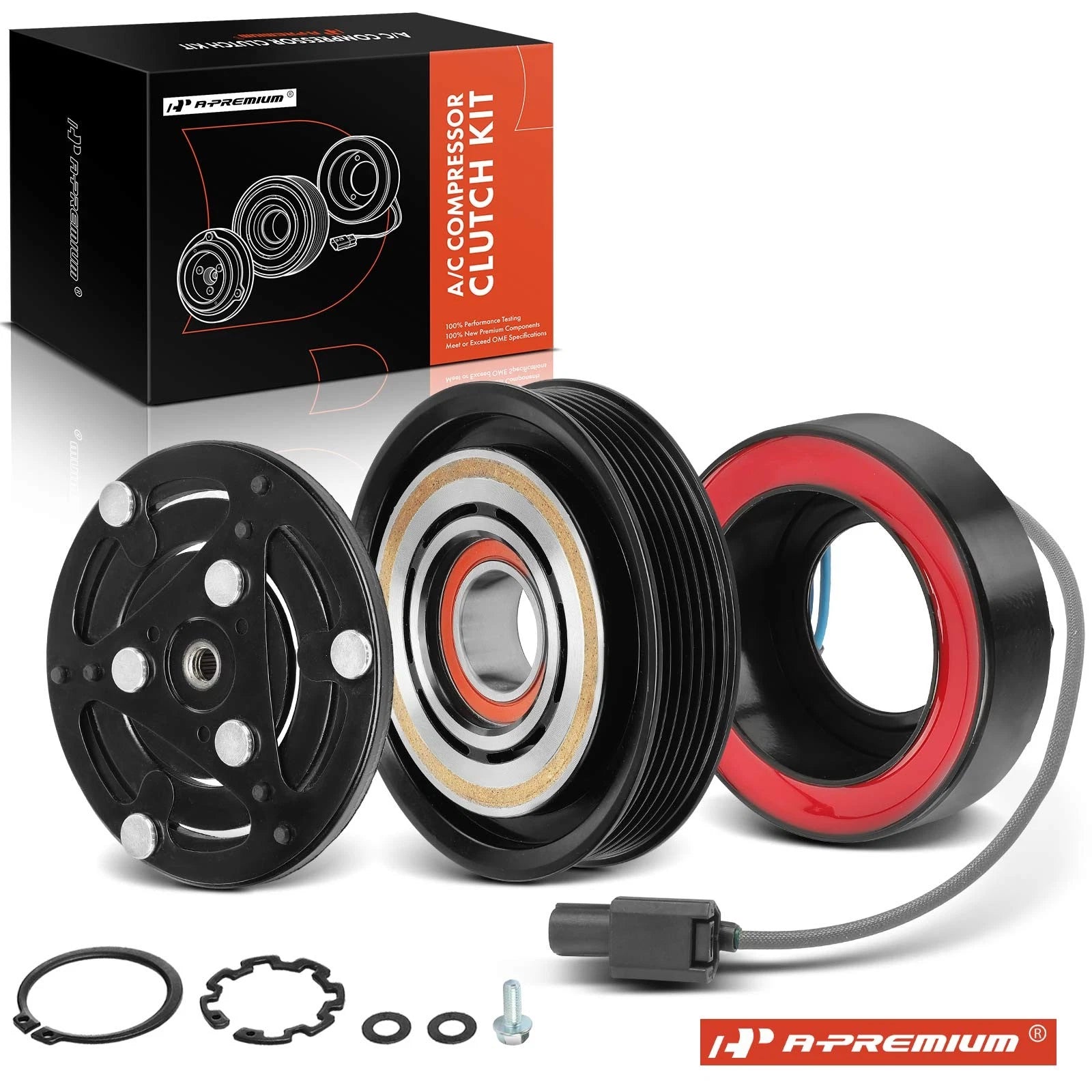 A/C Compressor Clutch Kit for Honda Fit (2015–2020) 6-Groove
