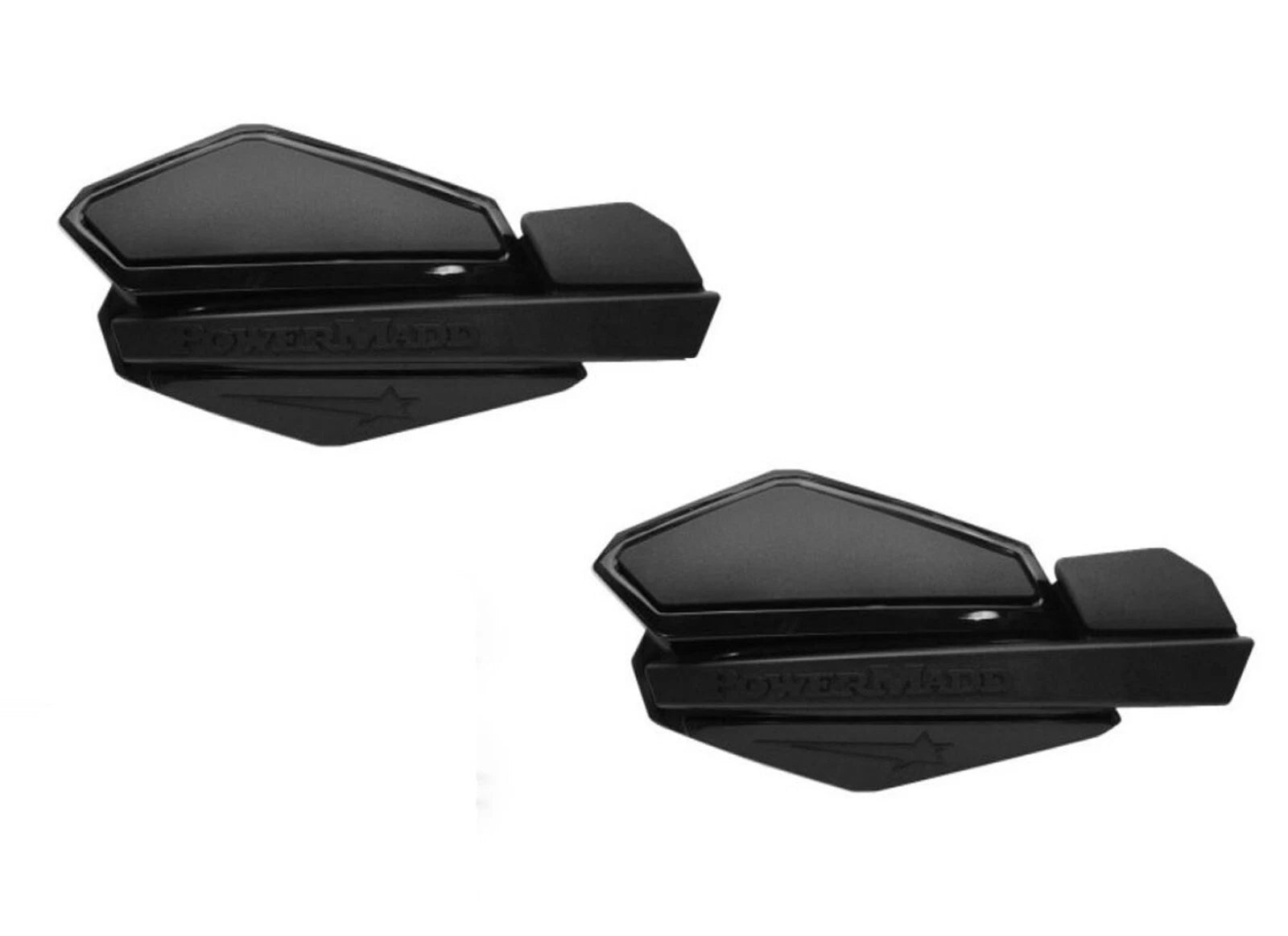 Powermadd Star Series Handguards for Snowmobile MX XC (Black)