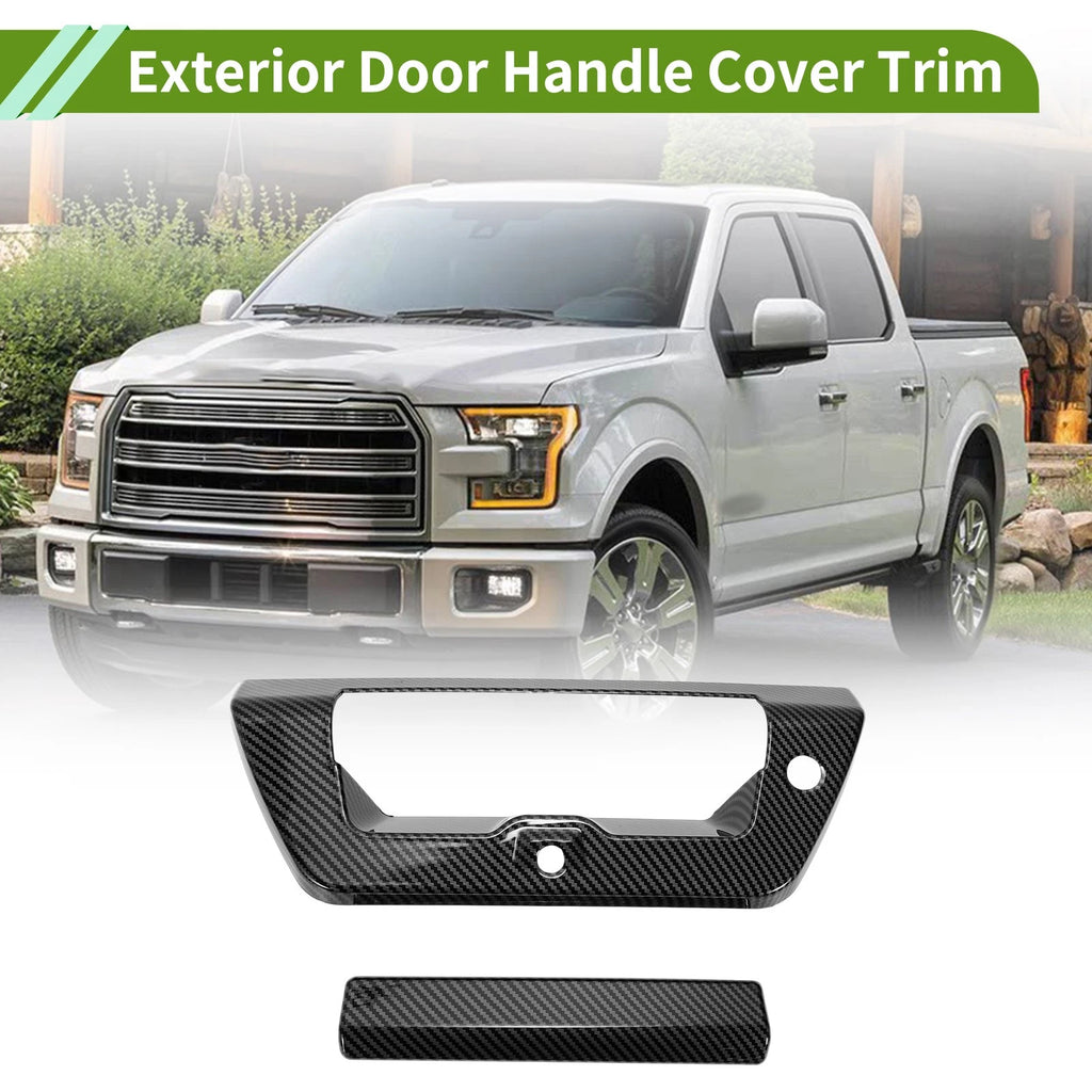 Exterior Trim Tailgate for Ford F150 (2015–2020) Black ABS Set