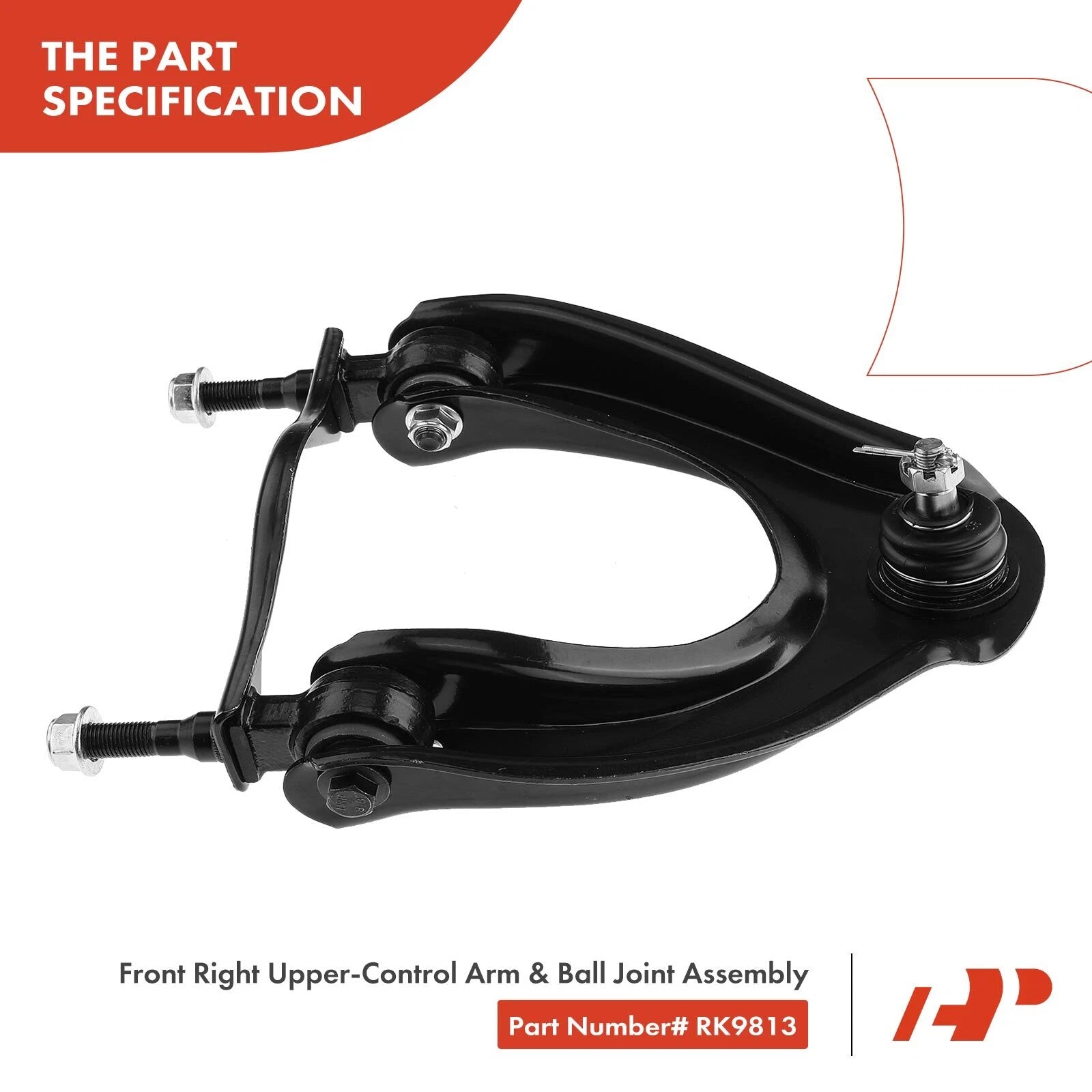Front Right Upper Control Arm with Ball Joint for Honda Civic CRX (1988–1991)