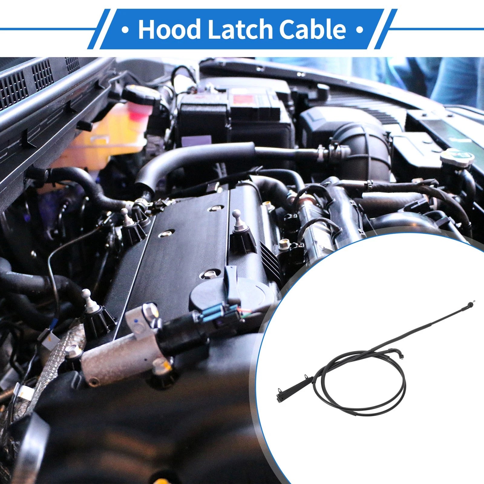 Hood Release Cable No. 51237184456 for BMW X5 E70 (2007–2014)