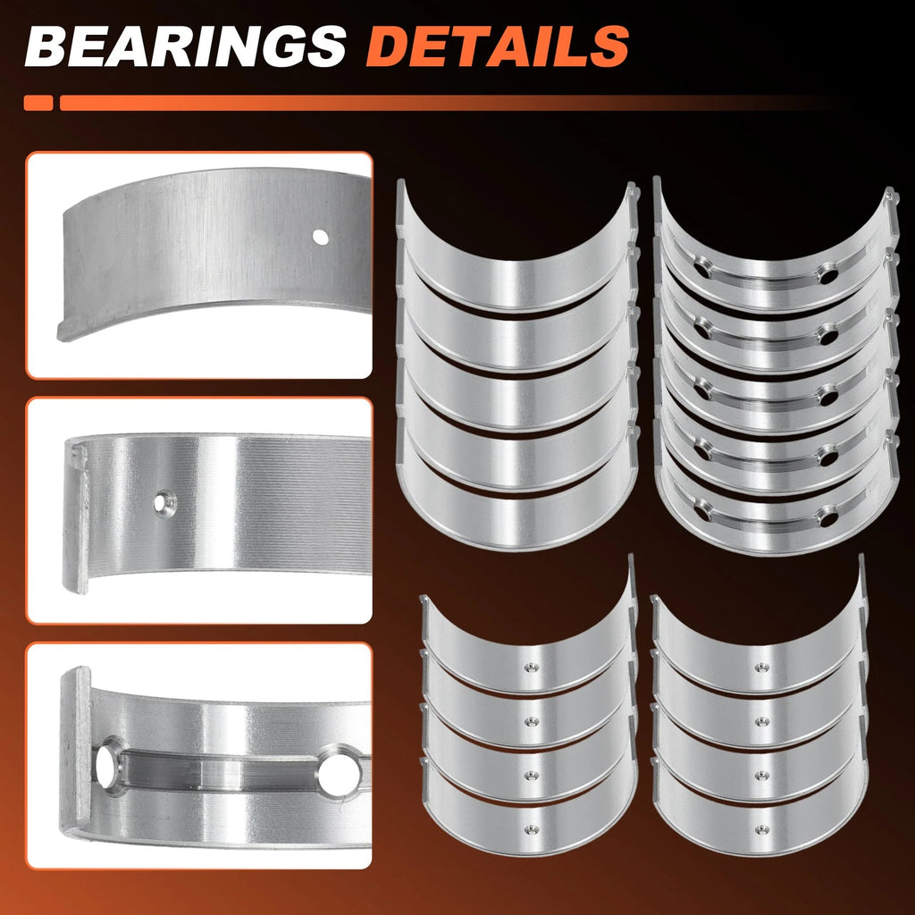 20Pcs Main and Rod Bearings Set for Kia Optima Sportage (2011–2016) No. 210202G100