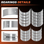 20Pcs Main and Rod Bearings Set for Kia Optima Sportage (2011–2016) No. 210202G100