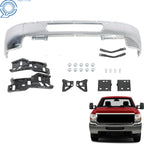 Chrome Front Bumper for Silverado 2500 (2011–2014) with 8pc Brackets