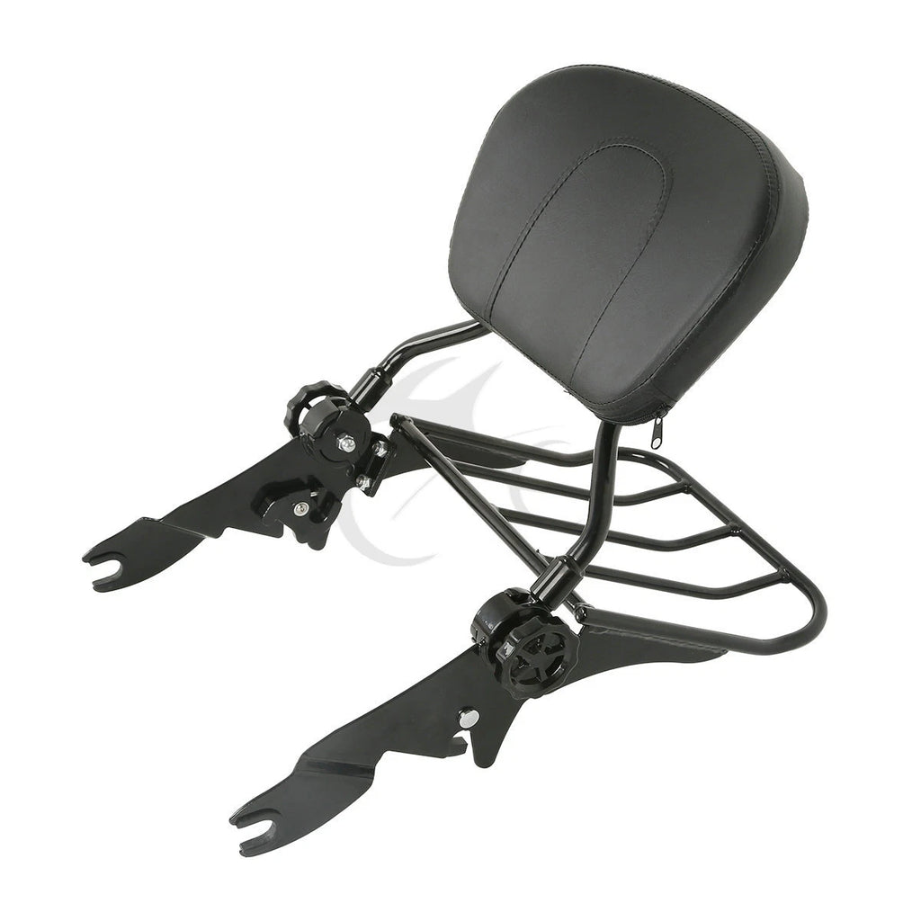 Detachable Backrest Sissy Bar Rack Docking Kit for Harley Touring (2009–2013)