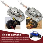 Front Left Right Brake Caliper & Pads for Yamaha (2HC-2580T-00-00, 2HC-2580U-00-00)