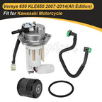 Fuel Pump & Hose & Oil Filter for Kawasaki Versys 650 KLE650 (2007–2014)