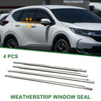 4 x Weatherstrip Window Seal for Honda CR-V (2017-2020) PVC