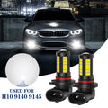 AUXITO 9140 LED Fog Driving Light Conversion Kit for H10 (6000K)