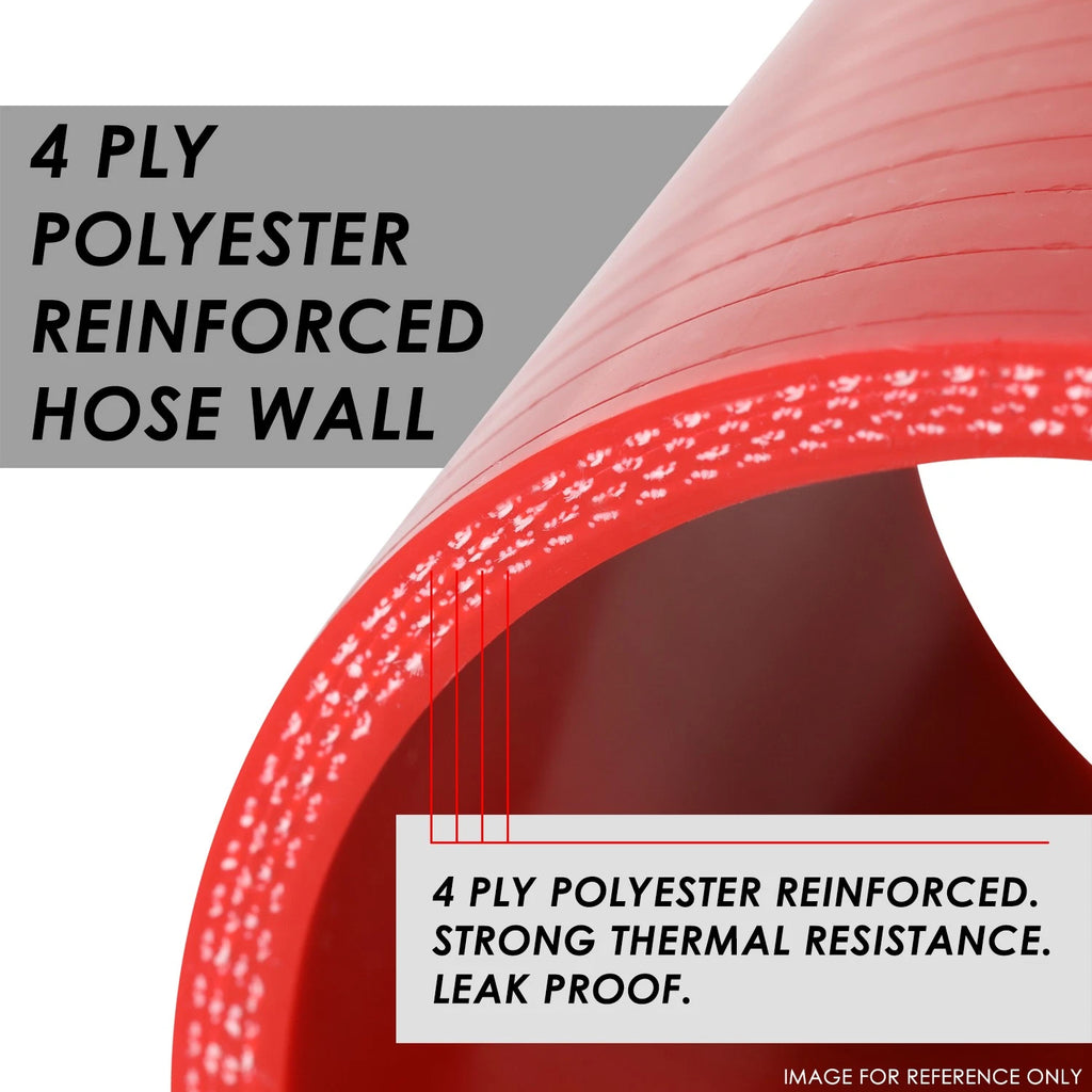 1" 200PSI 90 Degree Elbow Silicone Coupler Hose for Turbo/Intercooler/Intake