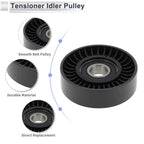 Drive Belt Idler Pulley for Mercedes-Benz A-Class (1997-2014) Black