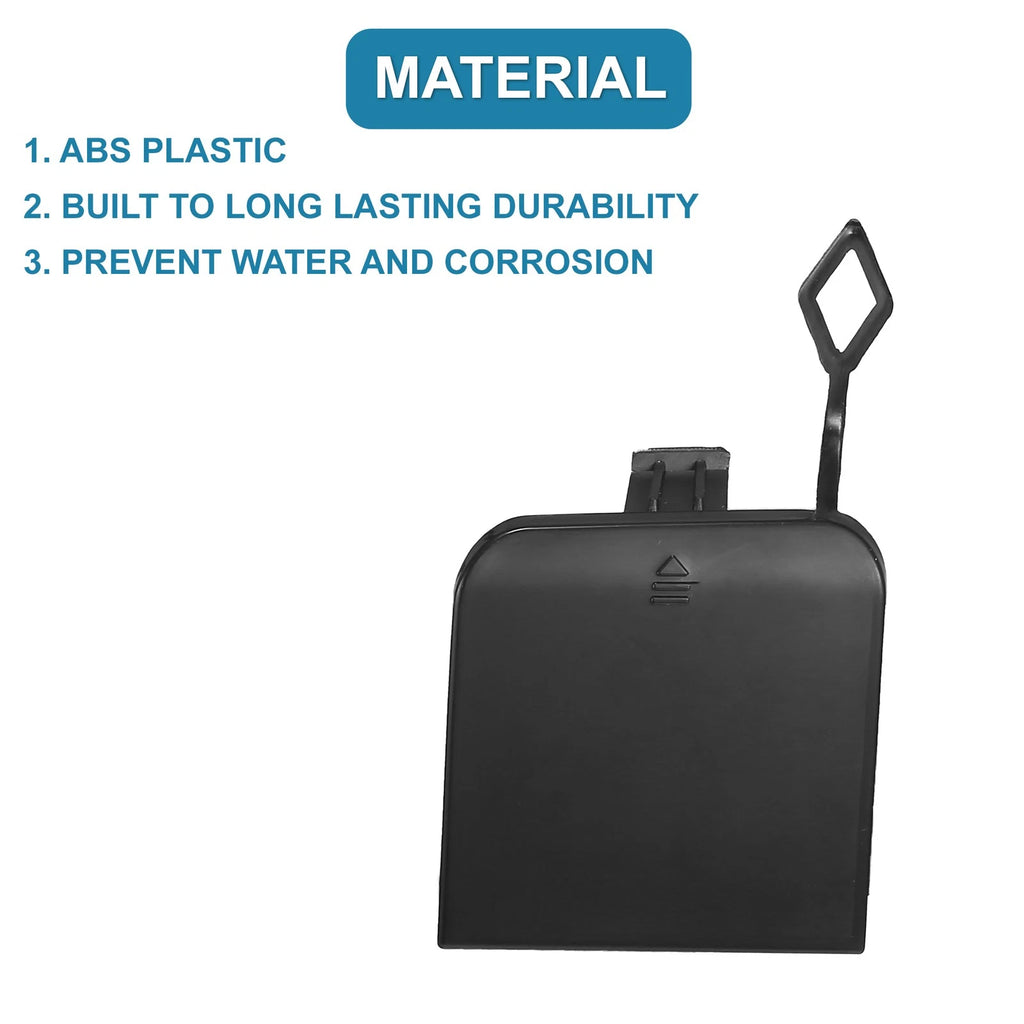 Tow Hook Cover for Mercedes-Benz S500 (2000–2001) - Black