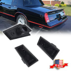 Set of 2 Smoke Rear License Plate Lights for Monte Carlo (1979–1988)