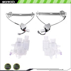 Set of 2 Door Lock Actuator & Window Regulator for Honda Accord