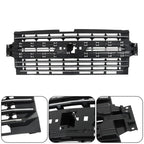 Front Upper Grille Grill with Chrome Trim for Chevrolet Silverado 1500 (2019–2021)