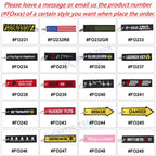 Jet Tag Embroidered Keychain for Motorcycle Biker Backpack Scooter (1pc)