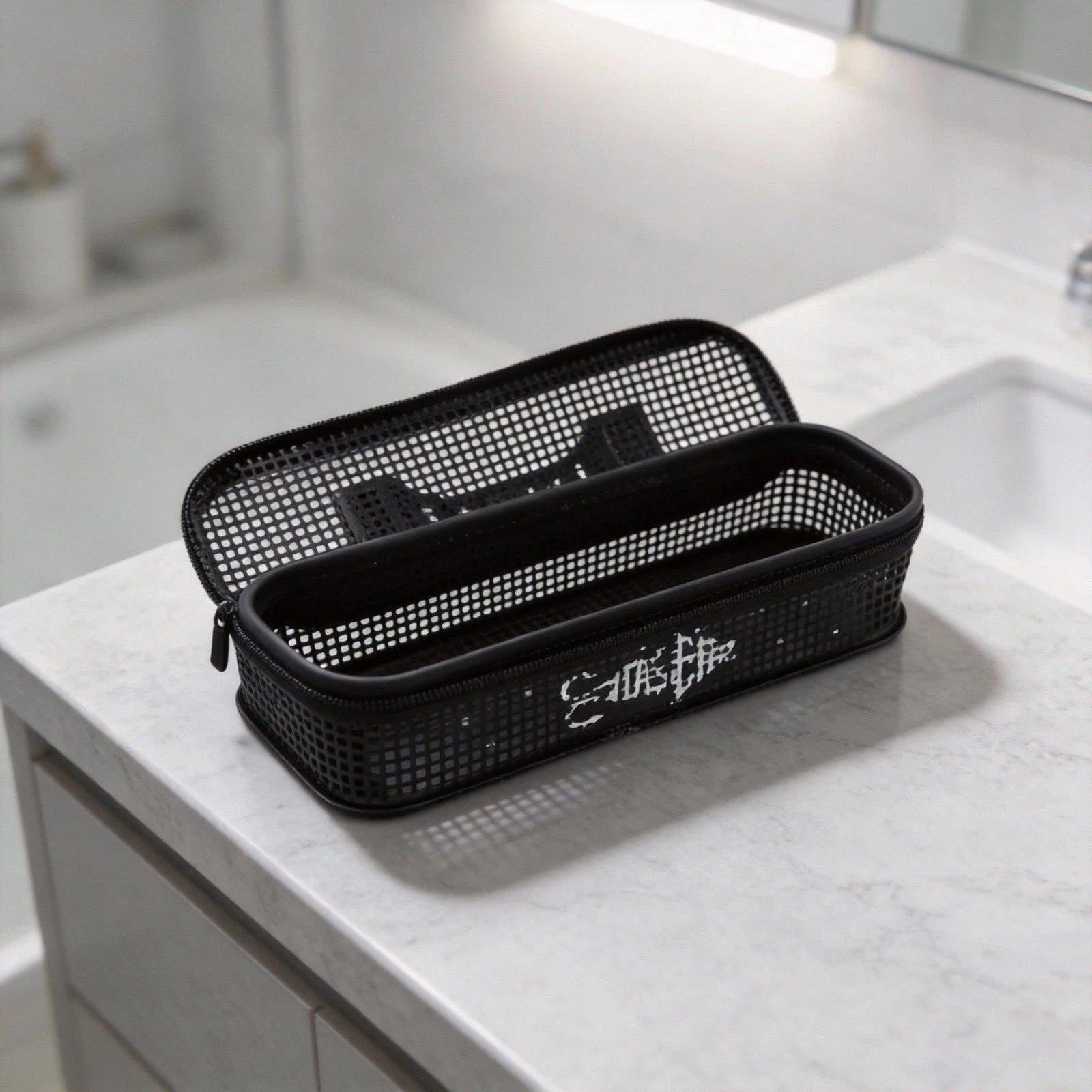 Portable EVA Mesh Bag for Fishing Bait Storage