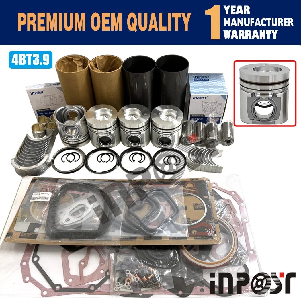 Engine Rebuild Kit for Cummins 4BT (4BT3.9) Case 570LXT 580K 580L W11B