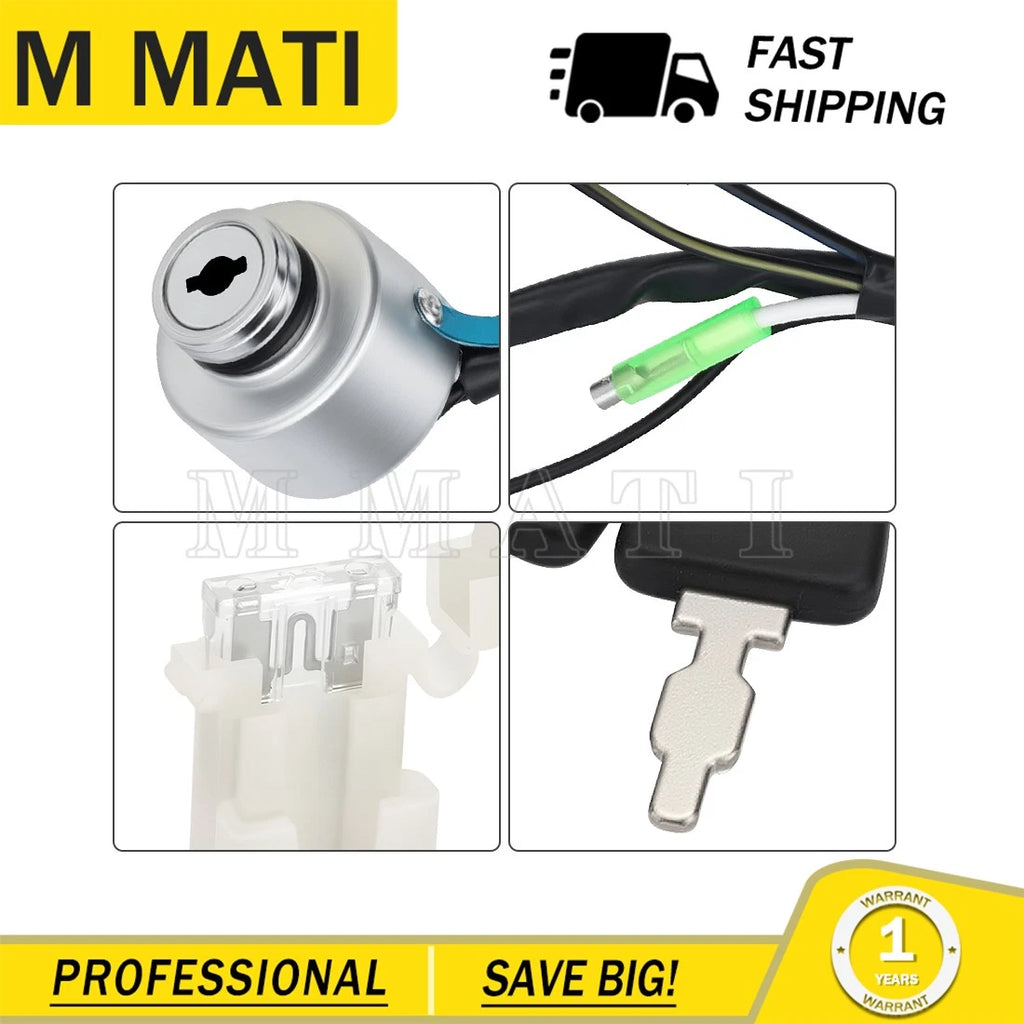 Starter Key Switch 35100-ZJ1-842 for Honda GX610, GX620, GX670 (2000–2023)