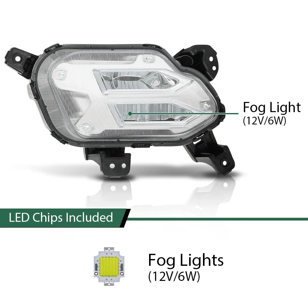 LED Daytime Running Light Fog Light for Kia Sorento (2021–2022)