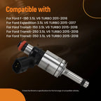 Fuel Injector for Ford Transit-250 3.5L V6 Turbo (2015–2018)
