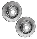 2X Front 375mm Drilled Brake Disc Rotors for Audi RS5 (2013–2015)