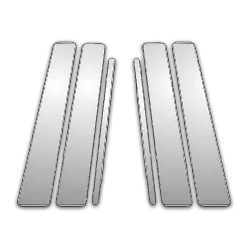 Chrome Pillar Post Covers 6 Piece Replacement for Lexus GX (2010–2016)