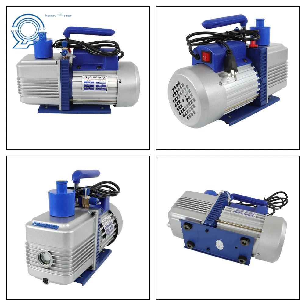 1HP Air Vacuum Pump 9.6 CFM for HVAC (110V)