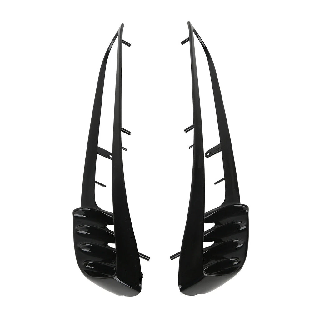 Black Radiator Trim Bezels for Harley V-Rod VRSCA VRSCB (2001–2010)