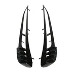 Black Radiator Trim Bezels for Harley V-Rod VRSCA VRSCB (2001–2010)